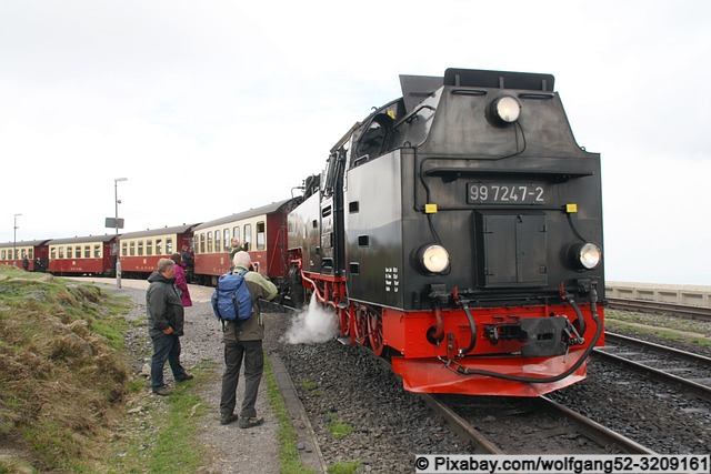 Die Brockenbahn im Harz