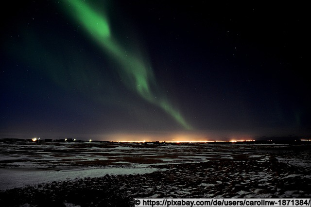 Polarlichter über Island